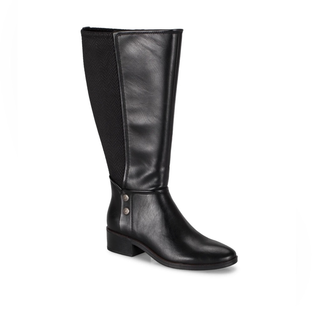 Madelyn Tall Black Boots by Baretraps Size 8 M